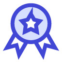 icon of winning badge